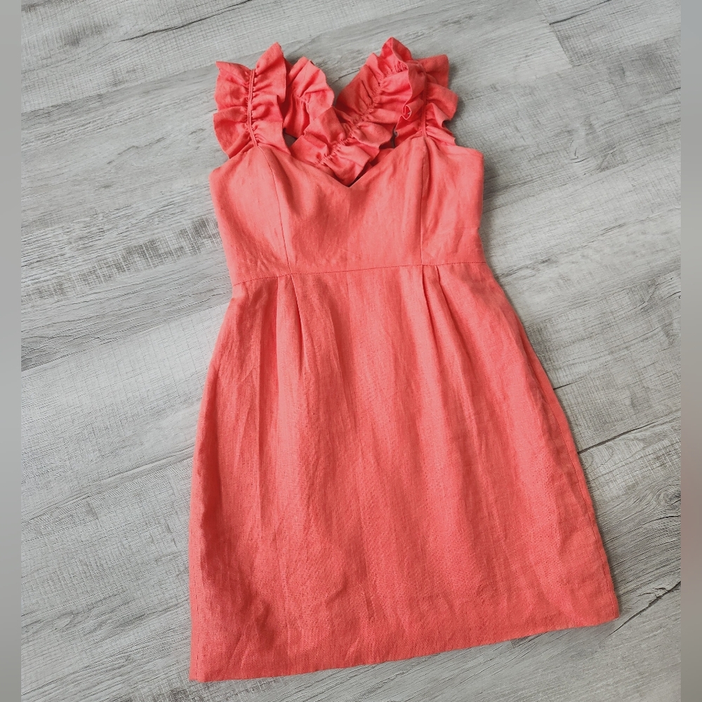 Leona by Lauren Leonard 100% linen  dress size 6